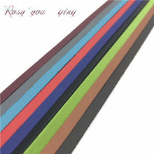 Load image into Gallery viewer, Wholesale 5mm 1 yards leather woven lace DIY hand made false velvet leather cord beading bracelet Jewelry Making