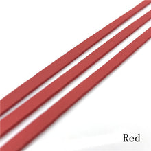 Load image into Gallery viewer, Wholesale 5mm 1 yards leather woven lace DIY hand made false velvet leather cord beading bracelet Jewelry Making